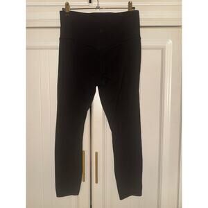 Women’s black ATHLETA Ultra HIGH RISE ELATION 7/8 yoga pants leggings Small